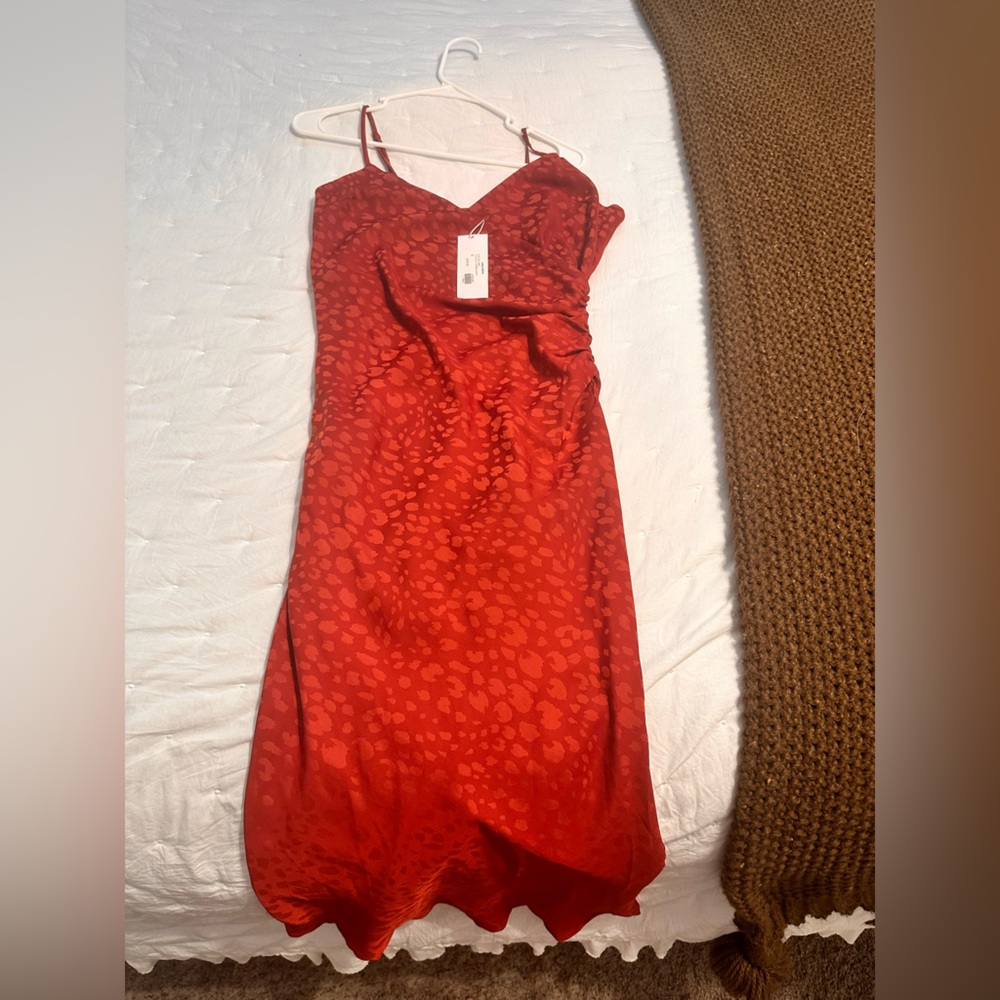 Red Midi dress